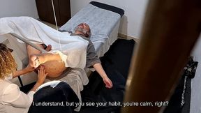 he went to the doctor to have his prostate examined, but the doctor stuck the strapon in his ass.