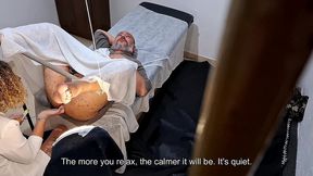 he went to the doctor to have his prostate examined, but the doctor stuck the strapon in his ass.