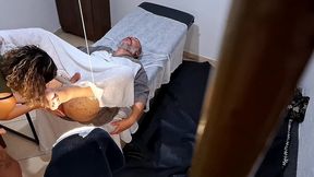 he went to the doctor to have his prostate examined, but the doctor stuck the strapon in his ass.