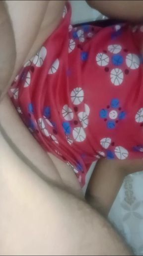 Fucked the Neighbor's Wife Creampie in Inside