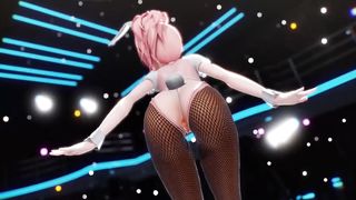 【MMD R-eighteen DANCE】MIKA CHAN SWEET SEXSUAL BEAUTY BUNNY PAYING DEBT 強烈な浸透の甘い喜び [MMD]