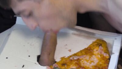 CZECH HUNTER - Pizza Delivery Guy Gets Offered A Shower, Then Gets Spit Roasted For A Tip