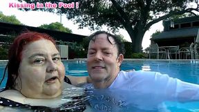 Nurse Vicki and Handsome Harry Are Having Fun Kissing in the Pool!