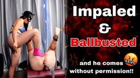 Femdom Ballbusting CBT Bondage Ruined Orgasm Cumshot