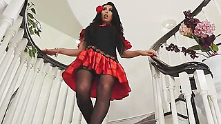 Smoking hot Latina tranny Chanel Santini ass fucked!