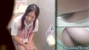 Japanese Beauty's Wild Outdoor Pee Scene – Pure Seduction Unleashed!