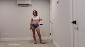 QueenGoddessKatie delights you with a panty haul from Her shopping trip