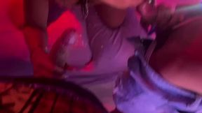 shemale vanessa rafaella and shemale leticia rodrigues - i was at the club with my friend and two guys called us to fuck and soon we were fucking inside the club