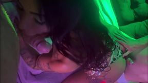 shemale vanessa rafaella and shemale leticia rodrigues - i was at the club with my friend and two guys called us to fuck and soon we were fucking inside the club