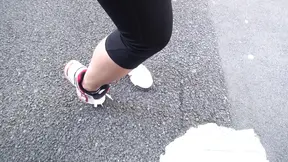 Busty Jogger gets hit on and creampied in public