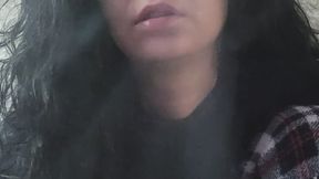 Chain smoking in mornning