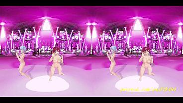 VR180 mmd SuiMari Dance 3d hololive Hentai