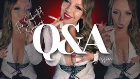 Fan-Submitted Smoking Q&A Session
