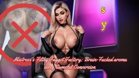 Mistress’s Filthy Faggot Factory: Brain-Fucked aroma sissy Cumslut Conversion