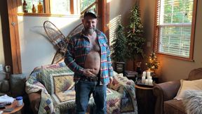 Seattle Dad  Verbal jerk off hairy daddy bear dick in cabin
