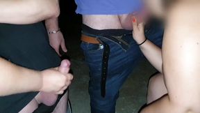 I have sex with an Onlyfans follower in front of my husband in a dogging zone - Part 2