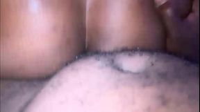 Bubble butt Ebony gets all of my BBC and a hug cumshot ( full video on xred)