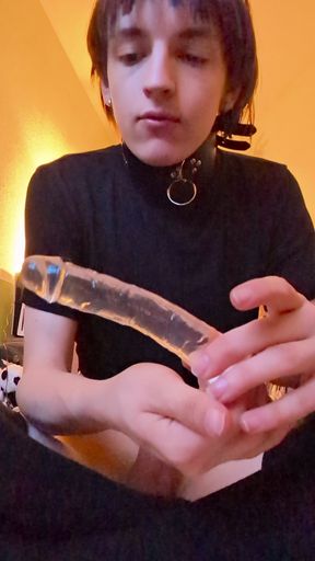fucking myself with a dildo