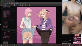 Trap Hentai Porn 3D Animation Femboy Jerk Off Load Blasts Cum Shot
