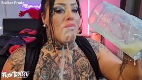 German BBW Ashley CumStar shows off her skirt