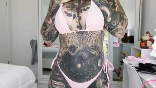 Pink Ruffled Micro Bikini Try On Haul Melody Radford Onlyfans