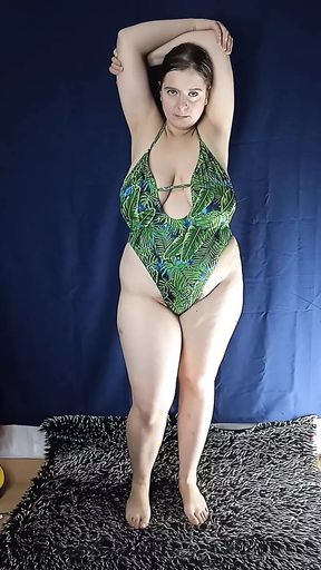 One piece swimsuit TRY ON