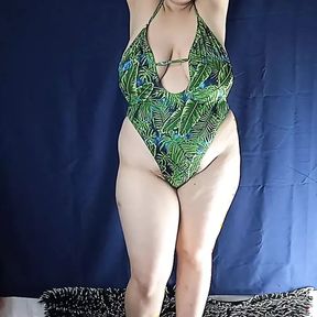 One piece swimsuit TRY ON