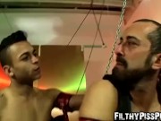 Miguel Fresno enjoys getting his ass pissed by Max Carioca