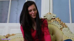 Black Stocking Tease - Slow Footplay in Sheer Nylons