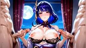 Big Tits Horny Girl Threesome Fucked