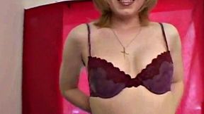 Dick tugging handjob teen jerks off in POV