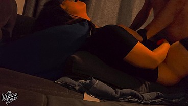 Post-Burlesque Passion Fuck: Dress Up Tease, Sloppy Blowjob, Rough Doggy, Pillow Missionary Orgasm & Condom Creampie - Selena Vega Real Amateur