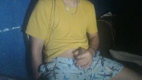 Well Stained with Cum on Hands