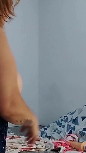 Just Looking at the Hottie There Getting in Front of Him and It Didn't Even Take Long.