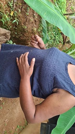Asian Housemaid outdoor HD Video