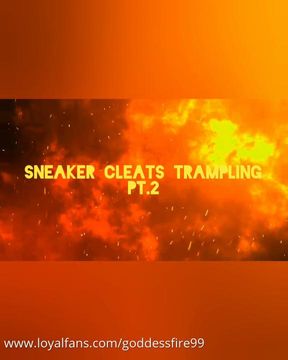 Red Nike Metal Cleats Trampling - Part 2