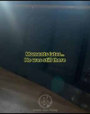 Amateur Guy Caught in Public Urinal (he Can't Pee so He Prefers to Jerk off)