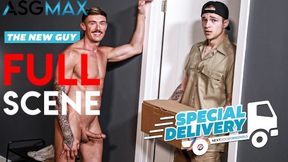 Tatted Up Delivery Hairy man Produces His Blast To Super-naughty Customer - TOTAL EPISODE