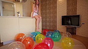 Irene pops barefoot