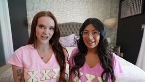Hot College Sluts Save Their Sorority with Pussy - Cami Strella X Chloe Foxxe - Lev Lieben