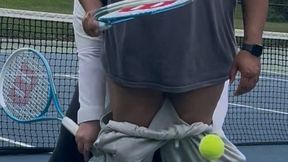 Neighborhood Bully Wife Strips Hubby’s Dignity On The Tennis Court