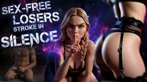 Sex-Free Losers Stroke In Silence