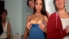 Party College Fest watching Fucking hard Chick