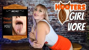 Hooters Girl Vore - Lisa will eat you if you don't like her service