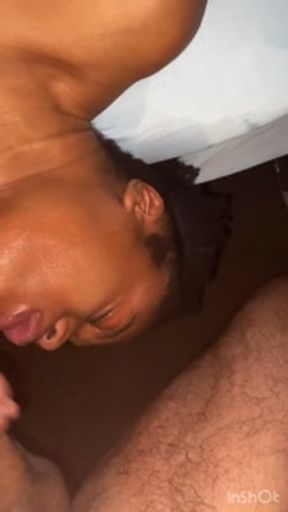 Got stood up for Valentine’s Day so I got face fucked by another guy