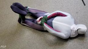 Amateur's Bondage Escape Practice #1 - First Try at a Bondage Escape Cosplay