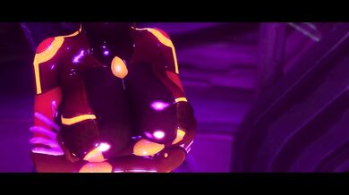 3D alien hentai squeezes her big ass rough