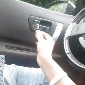 Public Park. Blowjob and Fucked in a Car (real) Interrupted by Police..