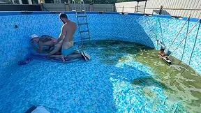 The Head Of The House Fucked The New Pool Boy Right There