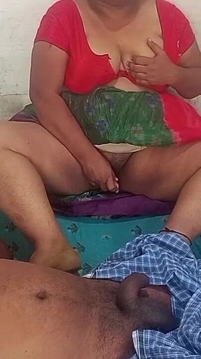 Stepmom Mastrubating with Carrot and Caught by Stepson